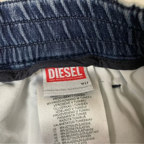 Diesel D-Tail Jogg Drawstring Waistband Slim Jeans - Picture 10 of 13